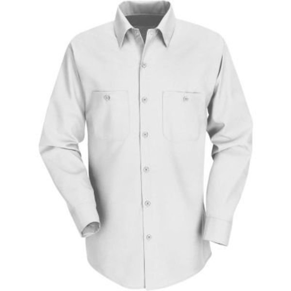 Vf Imagewear Red Kap¬Æ Men's Industrial Work Shirt Long Sleeve White Regular-M SP14 SP14WHRGM